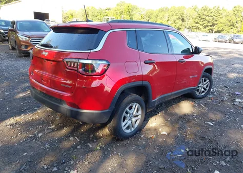 2020 Jeep Compass Sport 4X4 z USA, uszkodzony, nr VIN 3C4NJDAB9LT167930